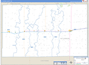 Kit Carson Wall Map Basic Style